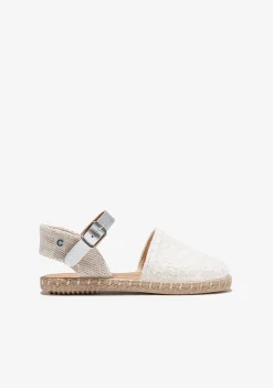 Conguitos Alpargatas Bordado Blanco^ Alpargatas|Zapatos De Ceremonia