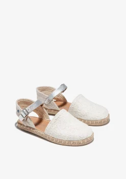 Conguitos Alpargatas Bordado Blanco^ Alpargatas|Zapatos De Ceremonia