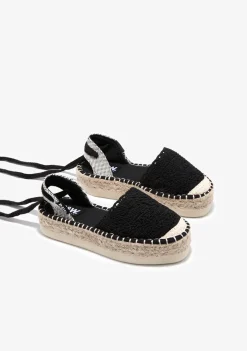 Conguitos Alpargatas Crochet Negro B&W^ Alpargatas|Alpargatas