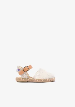 Conguitos Alpargatas De Bebé Bordado Beige^ Alpargatas|Alpargatas