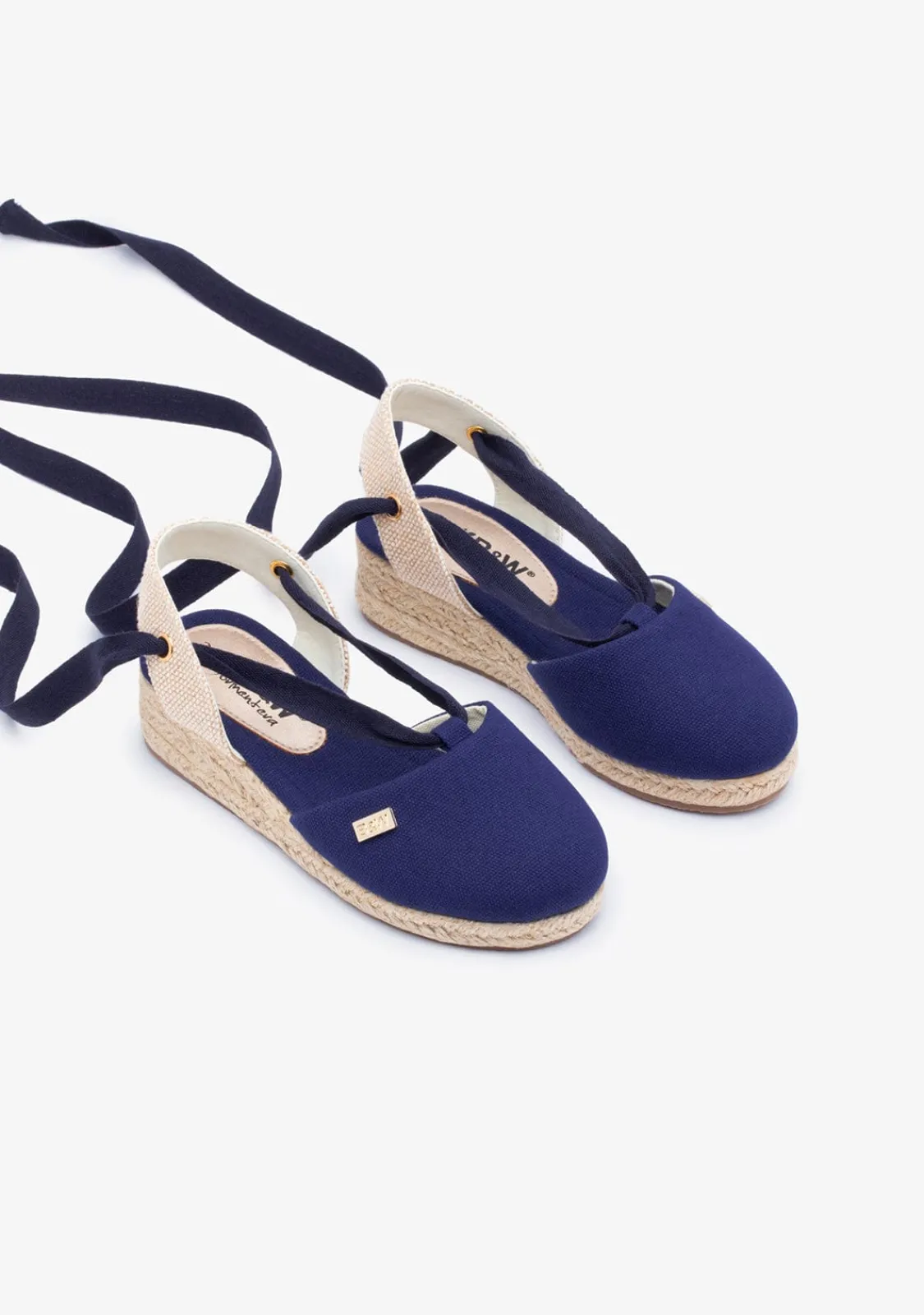 Conguitos Alpargatas De Niña Cuña Marino^ Sandalias|Alpargatas