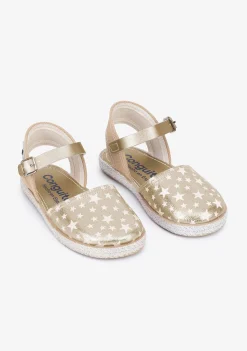 Conguitos Alpargatas De Niña Platino Brillo En La Oscuridad^ Alpargatas