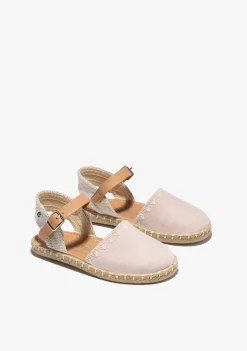 Conguitos Alpargatas Hebilla Bordado Rosa^ Alpargatas|Zapatos De Ceremonia