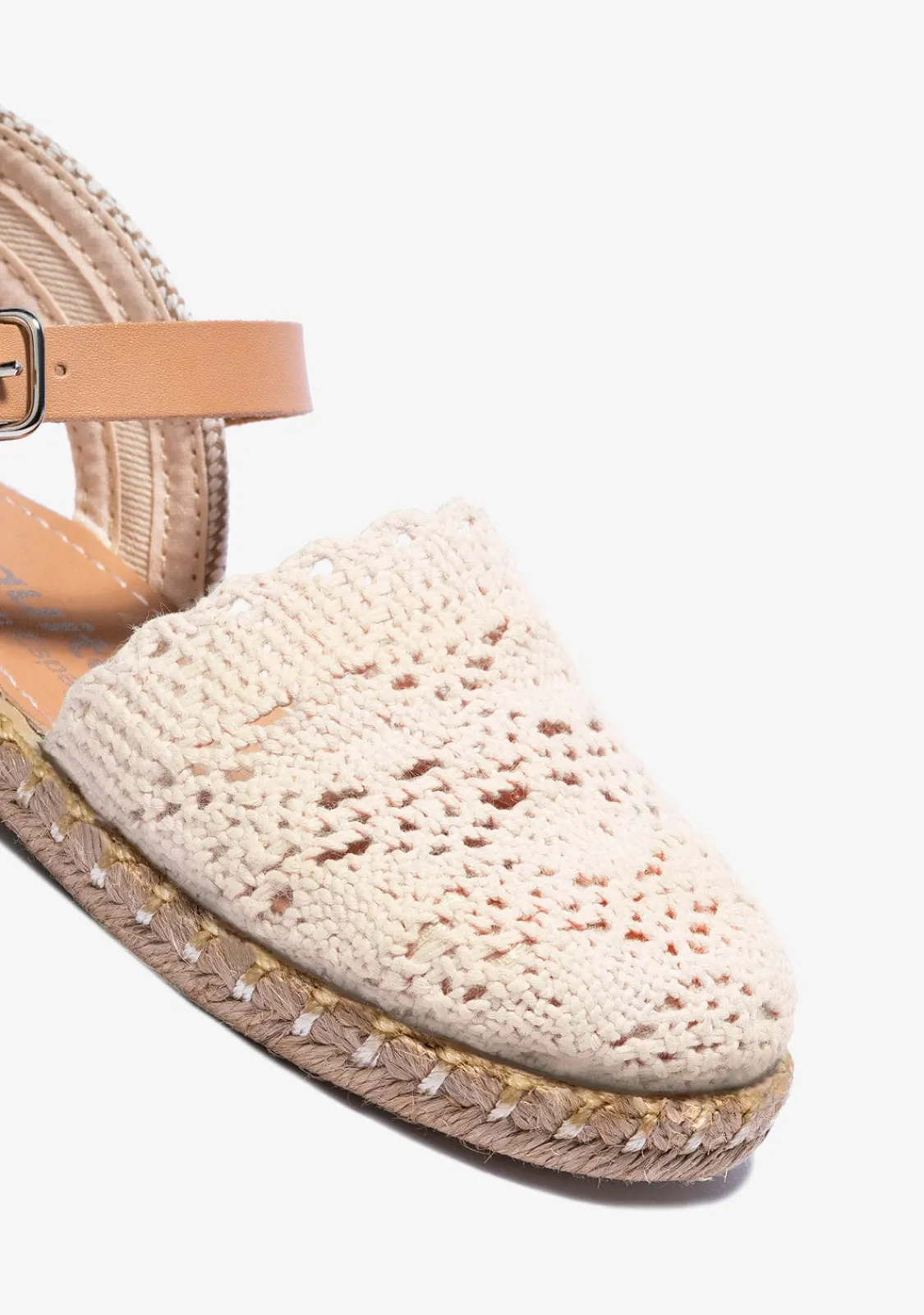 Conguitos Alpargatas Macramé Beige^ Alpargatas|Zapatos De Ceremonia