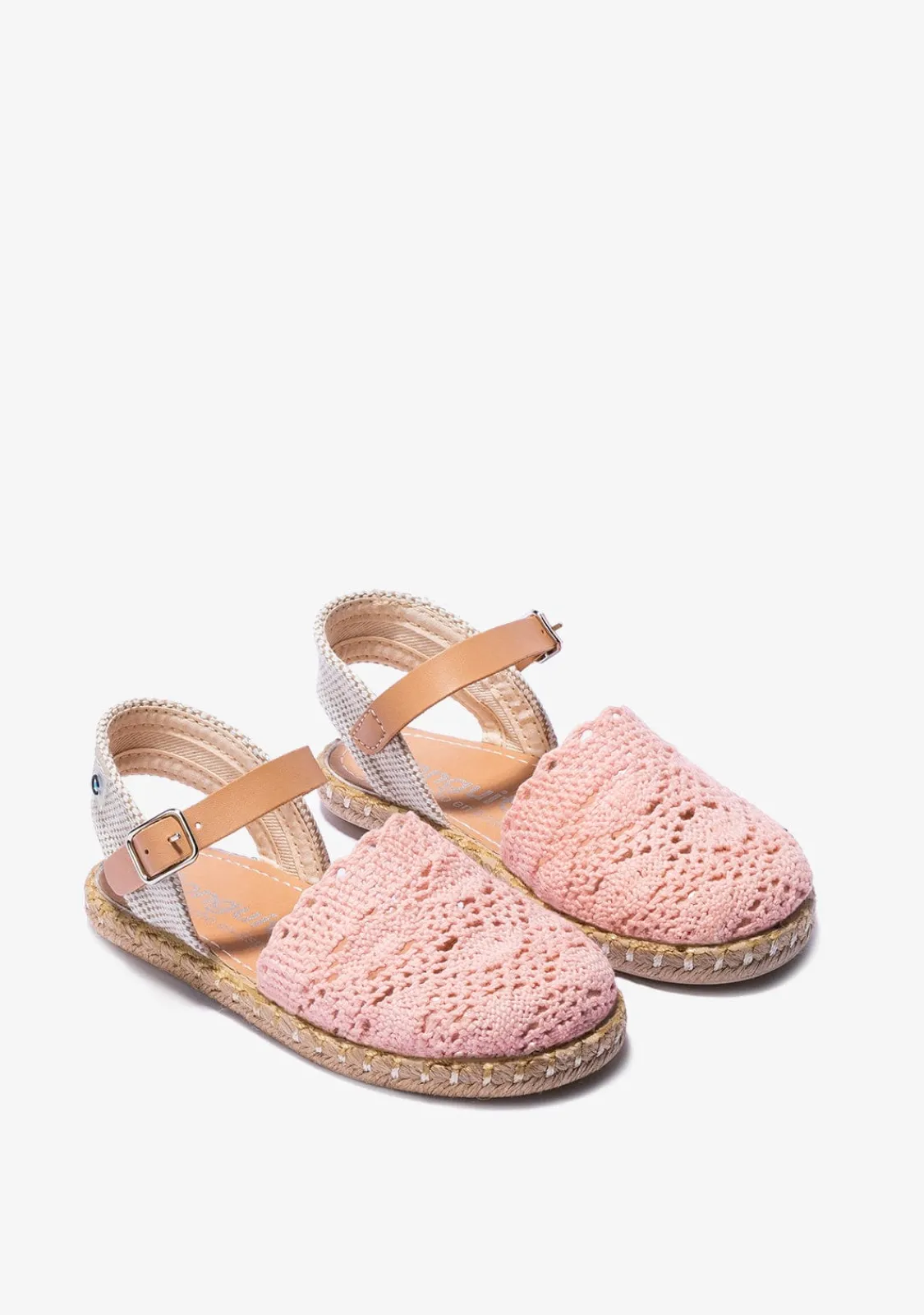 Conguitos Alpargatas Macramé Rosa^ Alpargatas|Zapatos De Ceremonia