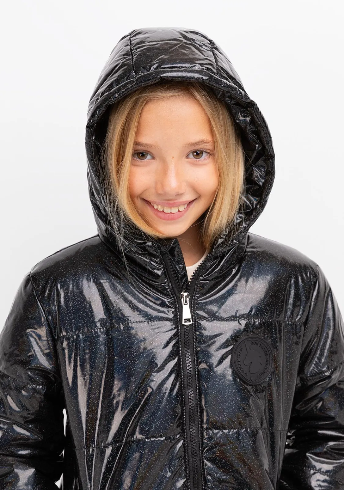 Conguitos Anorak De Niña Iridiscente Negro^ Chaquetas