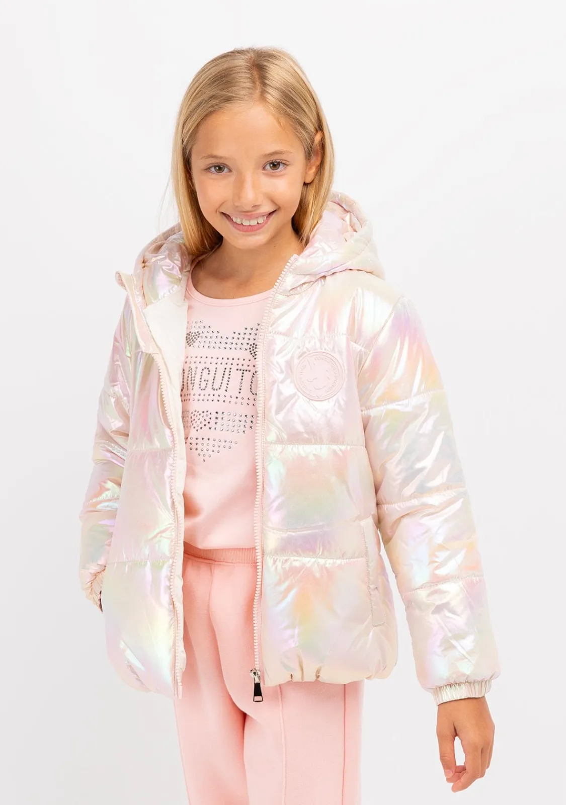 Conguitos Anorak De Niña Iridiscente Rosa^ Chaquetas