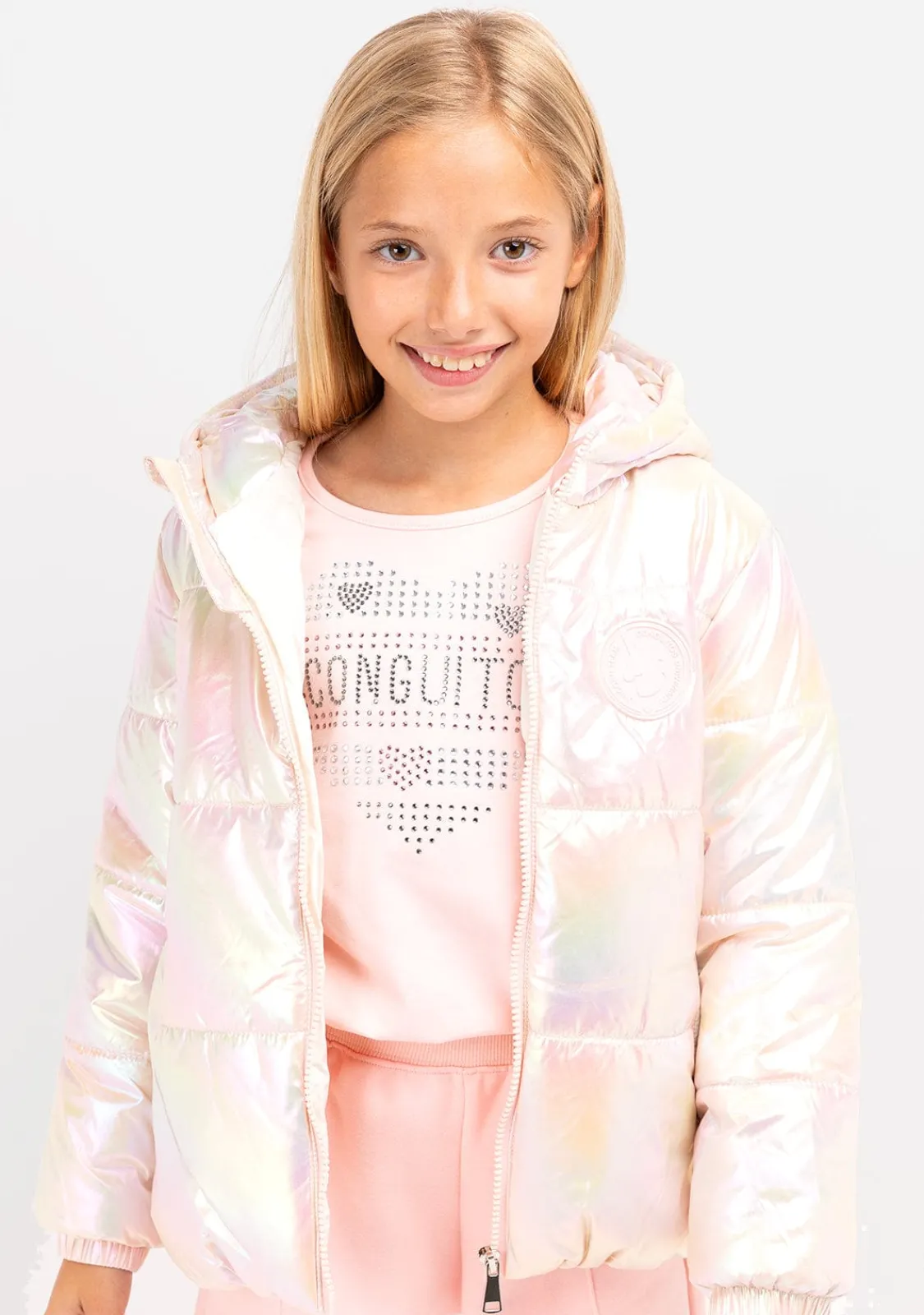 Conguitos Anorak De Niña Iridiscente Rosa^ Chaquetas