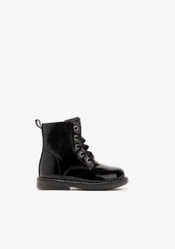 Conguitos Baby's Black Pompon Cord Ankle Boots^ Botas|Botas