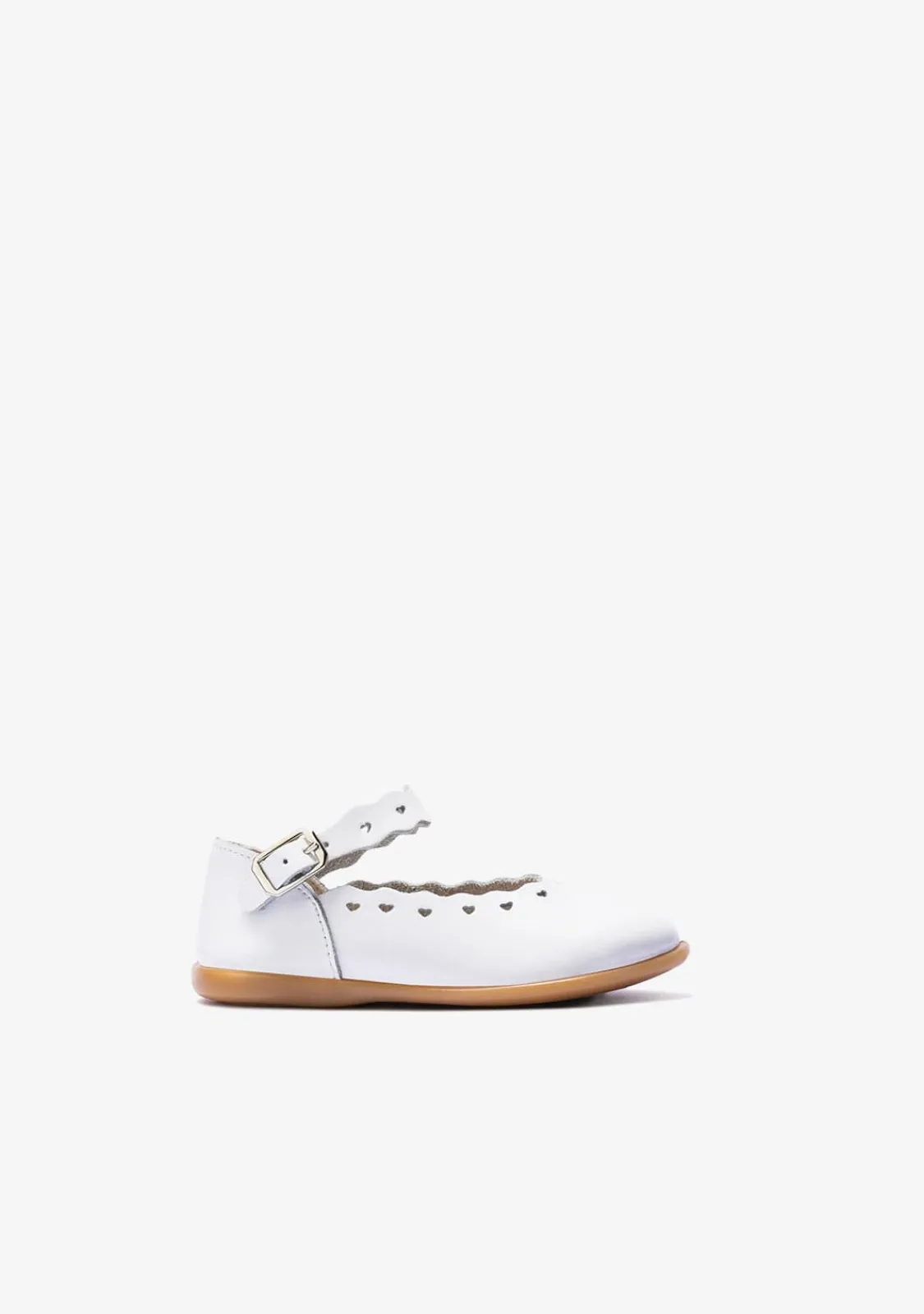 Conguitos Bailarinas De Bebé Hebilla Blanco^ Bailarinas|Zapatos De Ceremonia