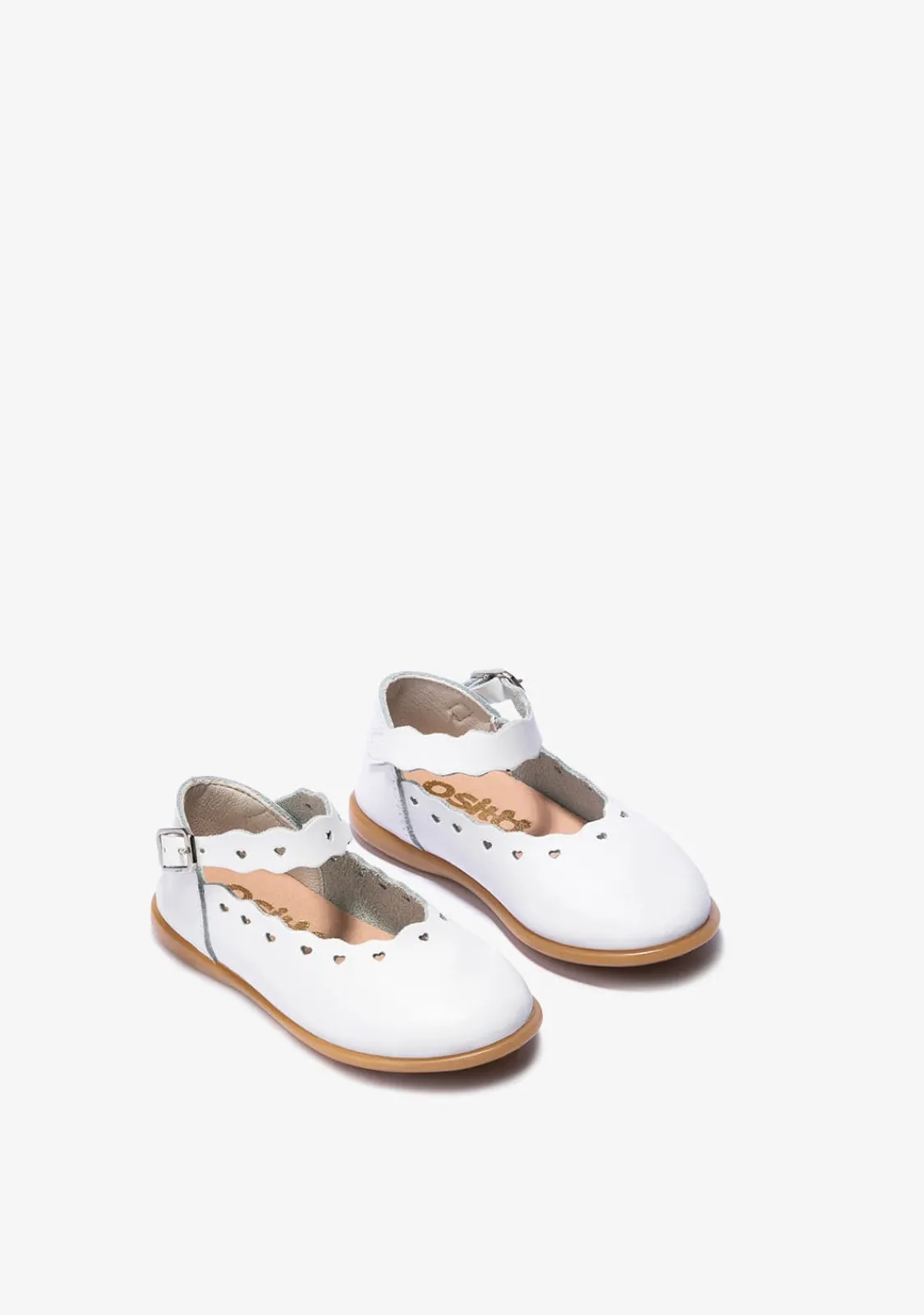 Conguitos Bailarinas De Bebé Hebilla Blanco^ Bailarinas|Zapatos De Ceremonia
