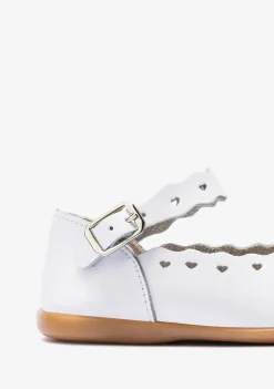 Conguitos Bailarinas De Bebé Hebilla Blanco^ Bailarinas|Zapatos De Ceremonia