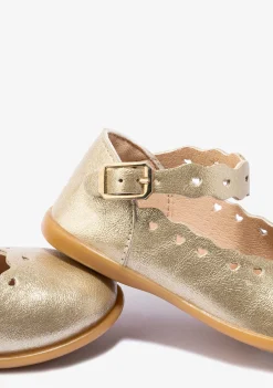 Conguitos Bailarinas De Bebé Hebilla Platino^ Bailarinas|Zapatos De Ceremonia