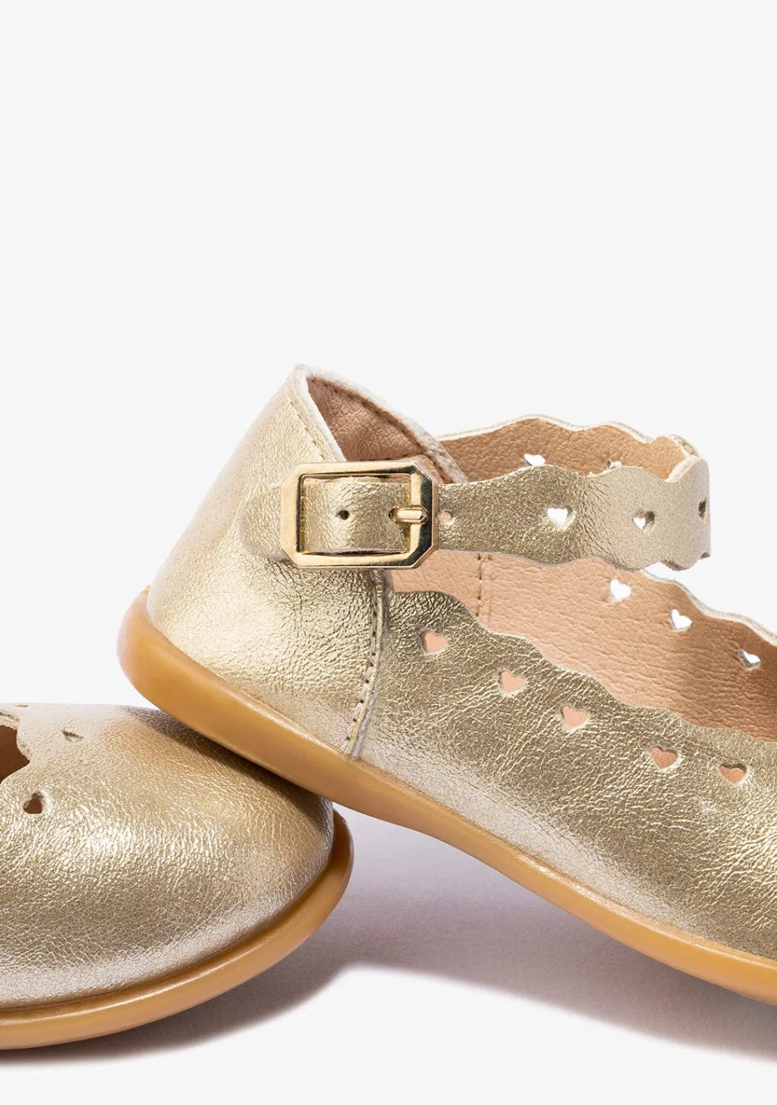 Conguitos Bailarinas De Bebé Hebilla Platino^ Bailarinas|Zapatos De Ceremonia