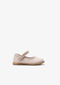 Conguitos Bailarinas De Bebé Tira Adherente Rosa^ Bailarinas|Zapatos De Ceremonia