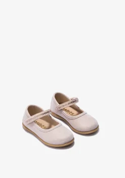 Conguitos Bailarinas De Bebé Tira Adherente Rosa^ Bailarinas|Zapatos De Ceremonia