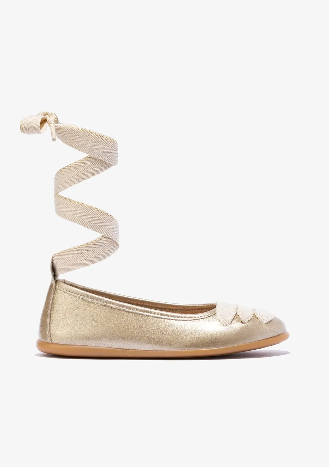 Conguitos Bailarinas De Niña Con Lazo Platino B&W^ Zapatos|Zapatos De Ceremonia