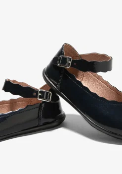 Conguitos Bailarinas De Niña Ondas Marino^ Zapatos De Ceremonia|Bailarinas