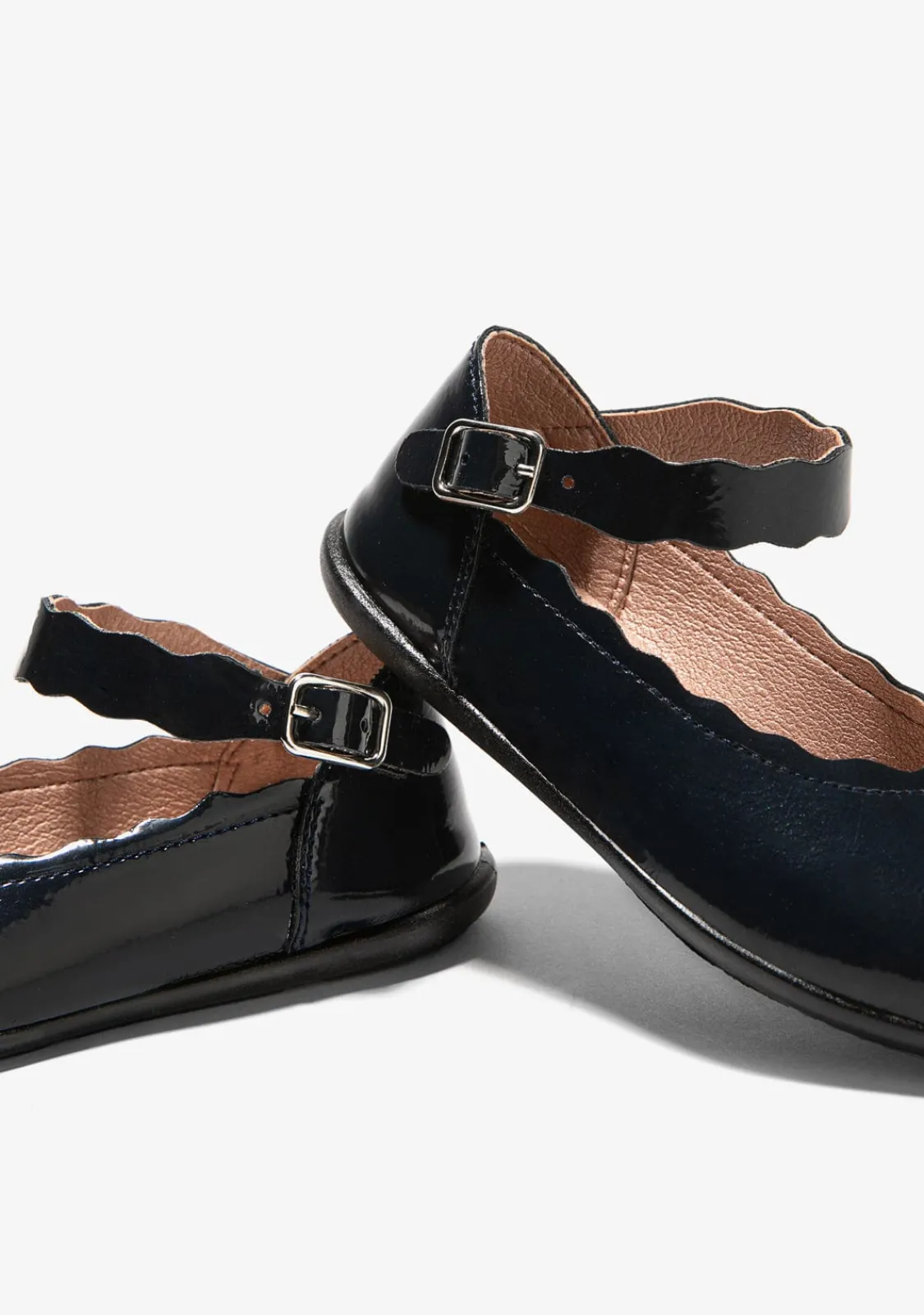 Conguitos Bailarinas De Niña Ondas Marino^ Zapatos De Ceremonia|Bailarinas