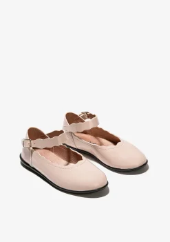 Conguitos Bailarinas De Niña Ondas Rosa^ Zapatos De Ceremonia|Bailarinas