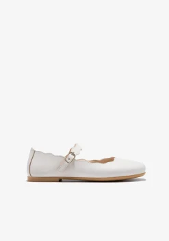 Conguitos Bailarinas Hebilla Ondas Beige B&W^ Zapatos|Zapatos De Ceremonia