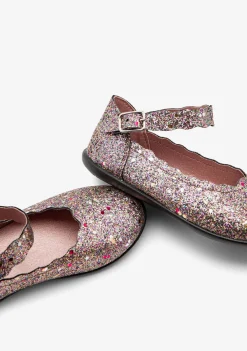 Conguitos Bailarinas Ondas Glitter Multicolor^ Bailarinas|Zapatos De Ceremonia