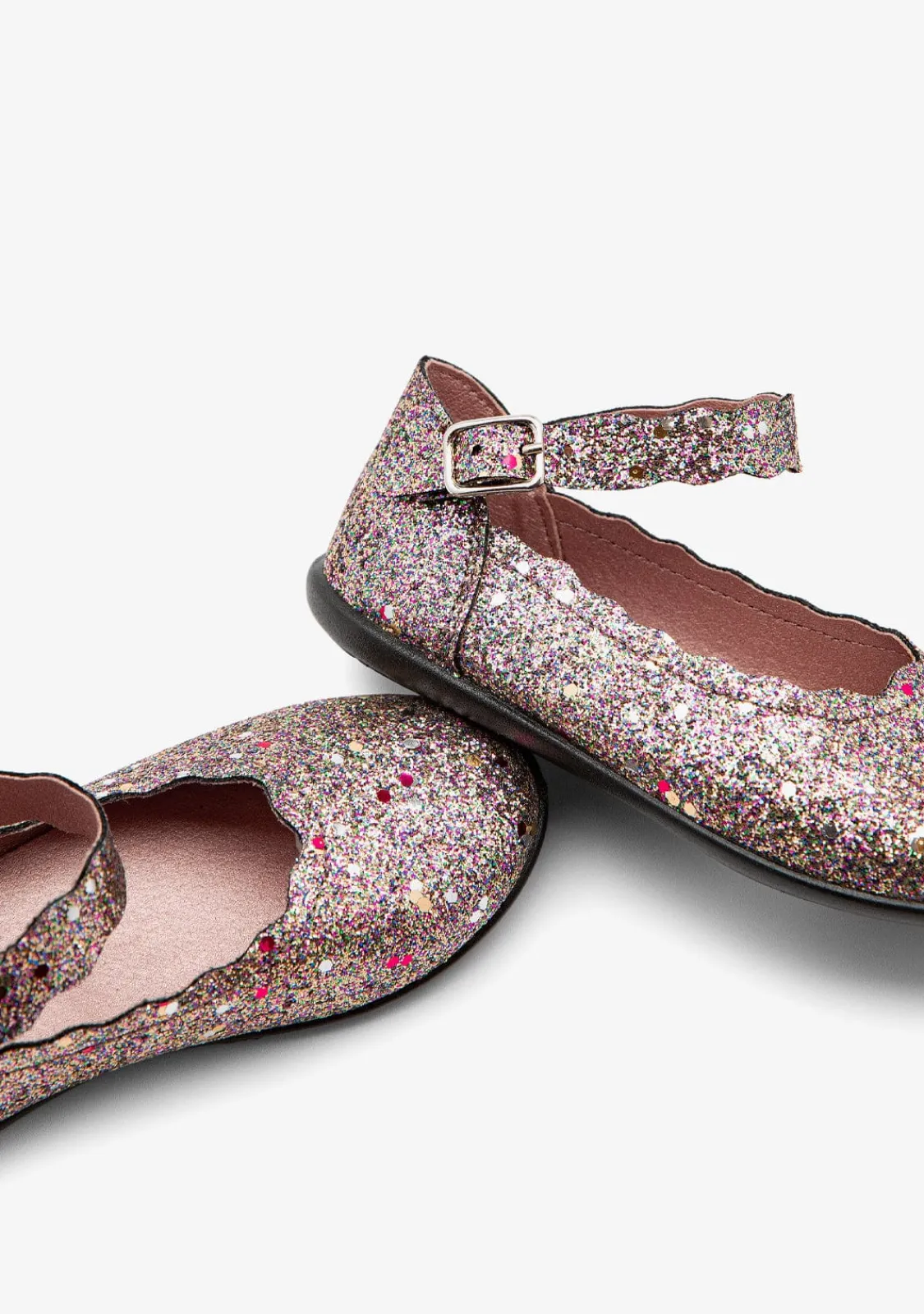 Conguitos Bailarinas Ondas Glitter Multicolor^ Bailarinas|Zapatos De Ceremonia