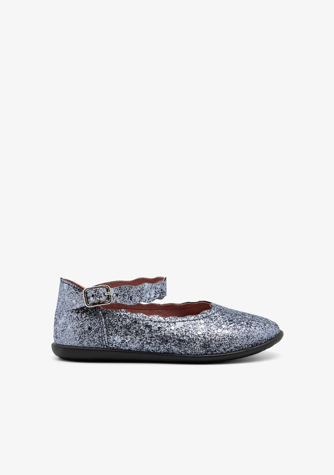 Conguitos Bailarinas Ondas Glitter Plomo^ Bailarinas|Zapatos De Ceremonia