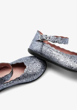 Conguitos Bailarinas Ondas Glitter Plomo^ Bailarinas|Zapatos De Ceremonia