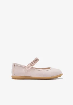 Conguitos Bailarinas Strass Rosa^ Zapatos De Ceremonia|Bailarinas