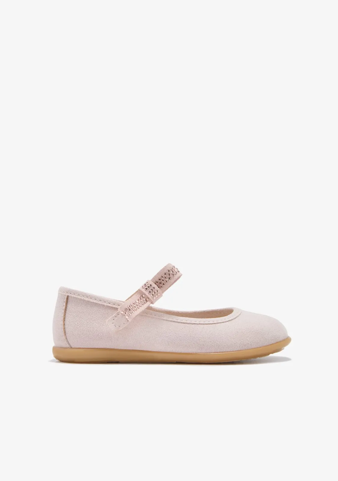Conguitos Bailarinas Strass Rosa^ Zapatos De Ceremonia|Bailarinas