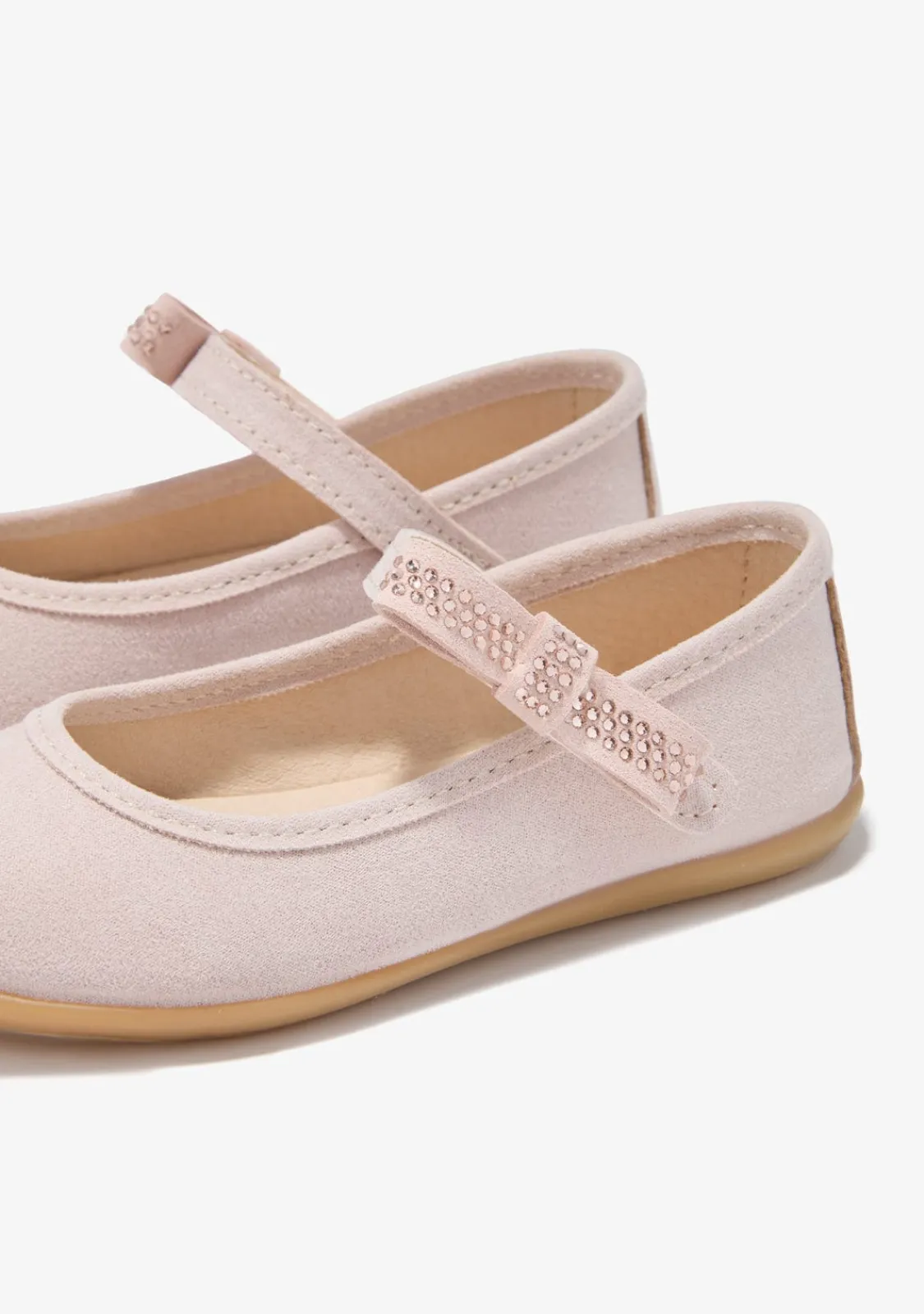 Conguitos Bailarinas Strass Rosa^ Zapatos De Ceremonia|Bailarinas
