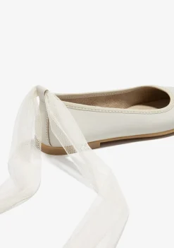 Conguitos Bailarinas Tira Beige B&W^ Zapatos|Zapatos De Ceremonia