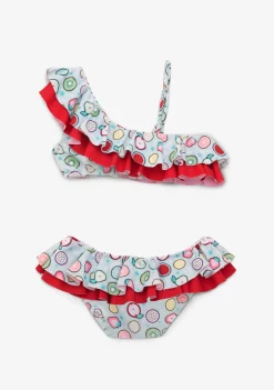 Conguitos Bikini Niña Estampado Frutas Menta^ Baño