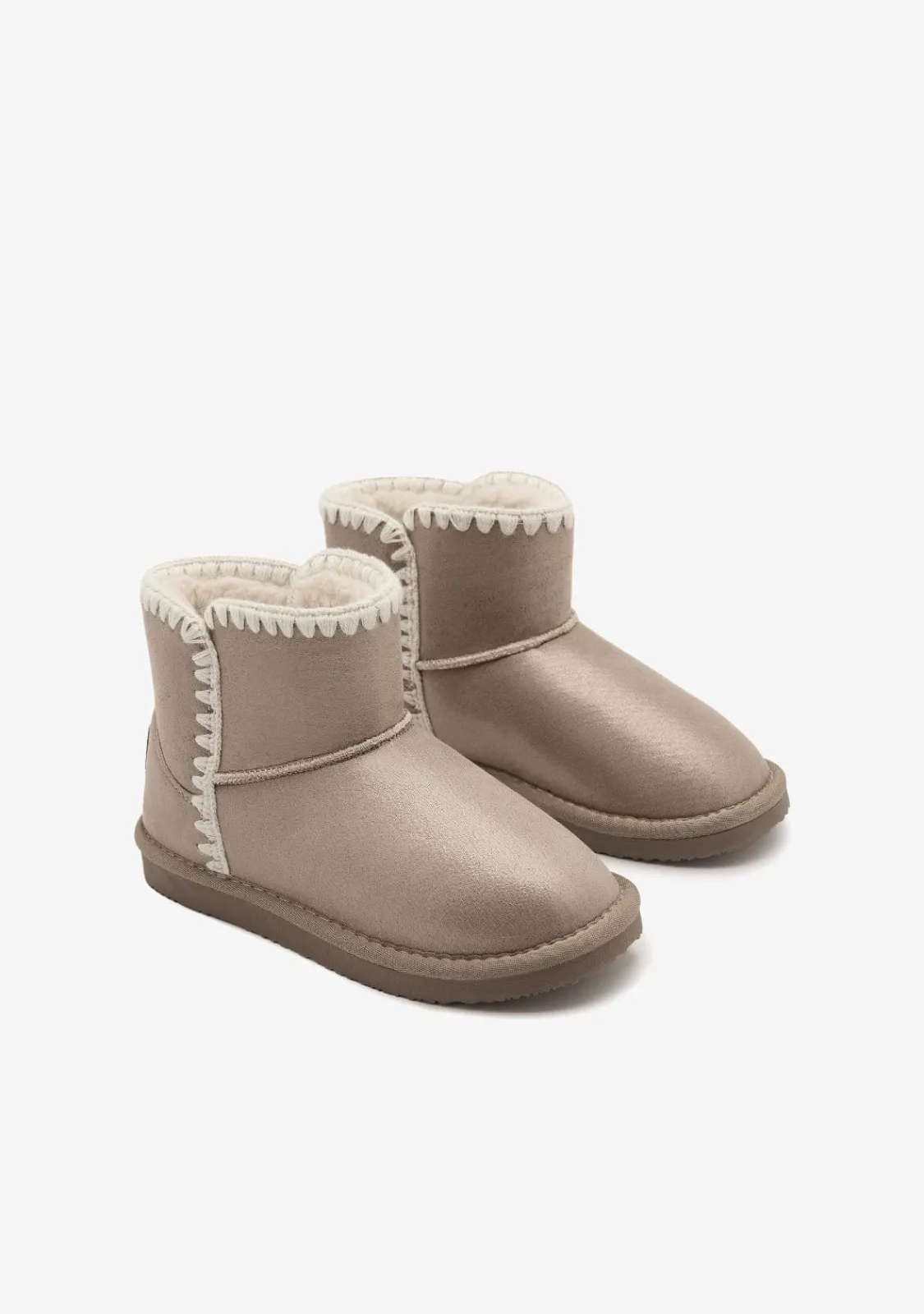 Conguitos Botas Australianas Bajas Bordado Bronce B&W^ Botas Australianas|Botas Australianas
