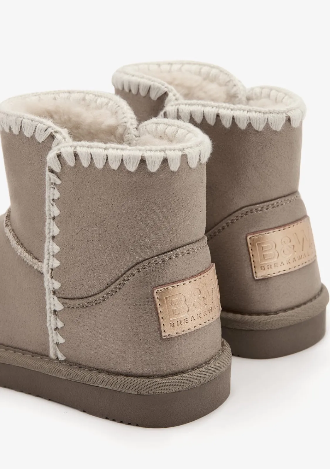 Conguitos Botas Australianas Bajas Bordado Bronce B&W^ Botas Australianas|Botas Australianas