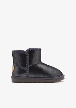 Conguitos Botas Australianas Bajas Bordado Plomo B&W^ Botas Australianas|Botas Australianas