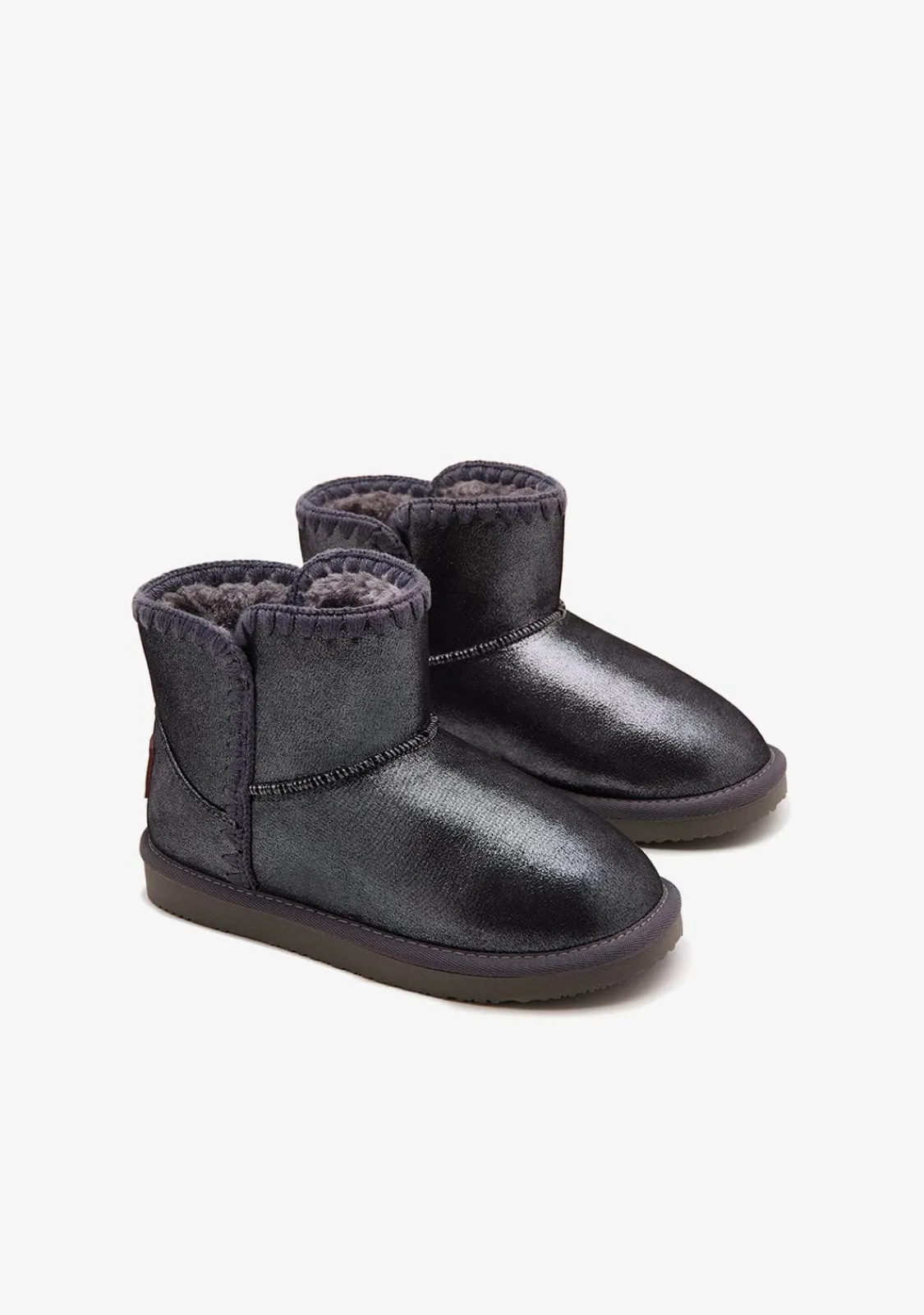 Conguitos Botas Australianas Bajas Bordado Plomo B&W^ Botas Australianas|Botas Australianas