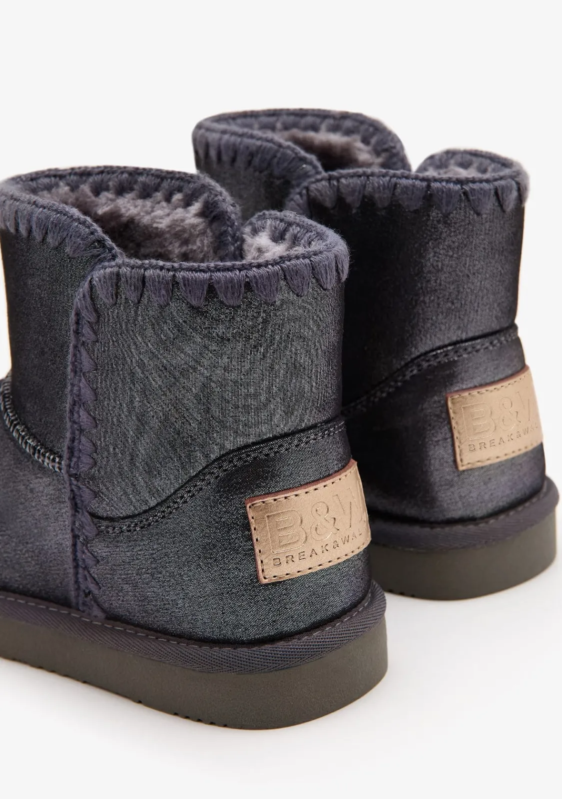 Conguitos Botas Australianas Bajas Bordado Plomo B&W^ Botas Australianas|Botas Australianas