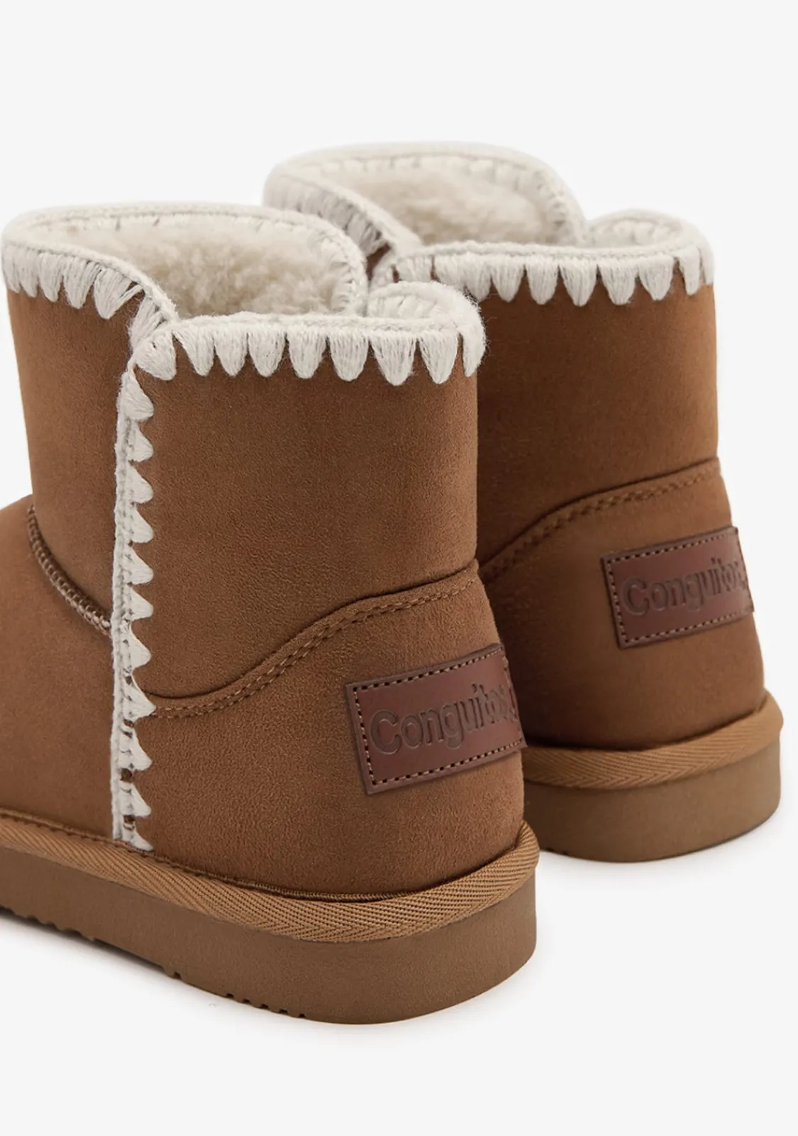 Conguitos Botas Australianas Bajas Bordado Tan^ Botas Australianas|Botas Australianas