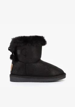 Conguitos Botas Australianas B&W Negro Con Lazo^ Botas Australianas|Botas Australianas