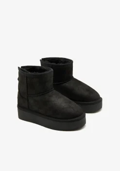 Conguitos Botas Australianas Cremallera Negro B&W^ Botas Australianas|Botas Australianas