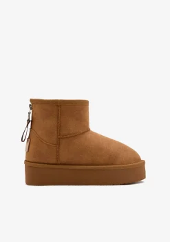 Conguitos Botas Australianas Cremallera Tan B&W^ Botas Australianas|Botas Australianas