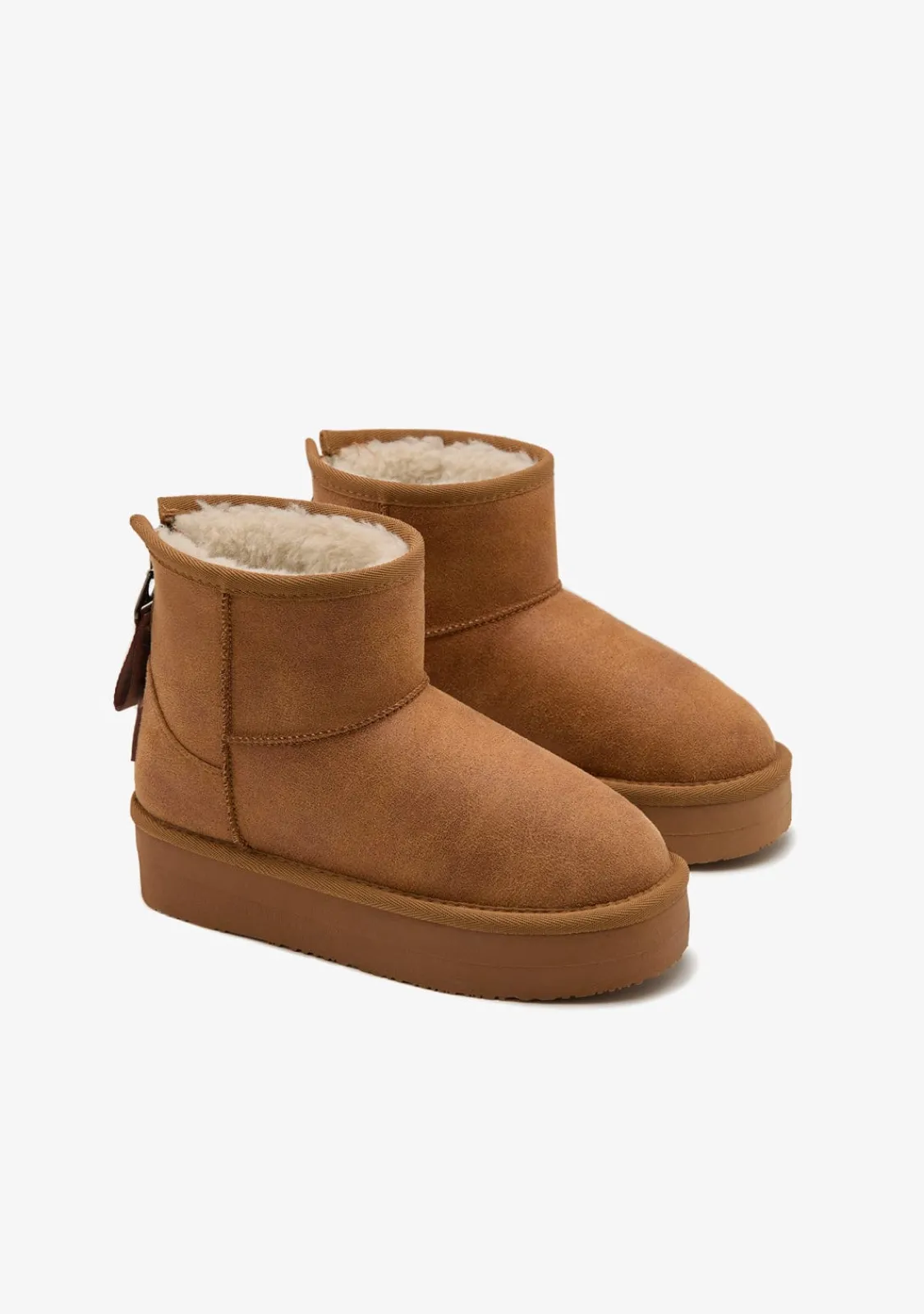 Conguitos Botas Australianas Cremallera Tan B&W^ Botas Australianas|Botas Australianas