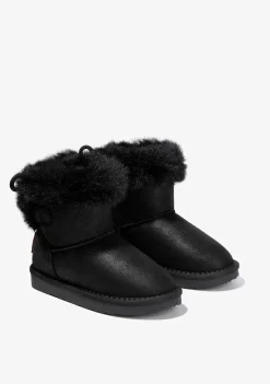 Conguitos Botas Australianas Cuentas Pelo Negro B&W^ Botas Australianas|Botas Australianas