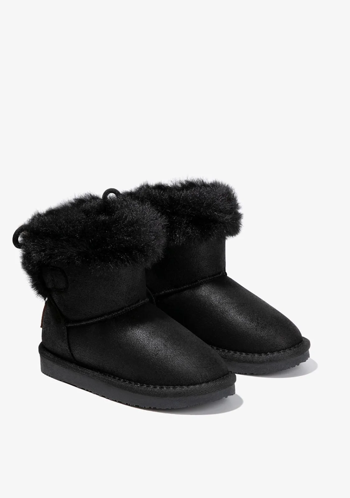 Conguitos Botas Australianas Cuentas Pelo Negro B&W^ Botas Australianas|Botas Australianas