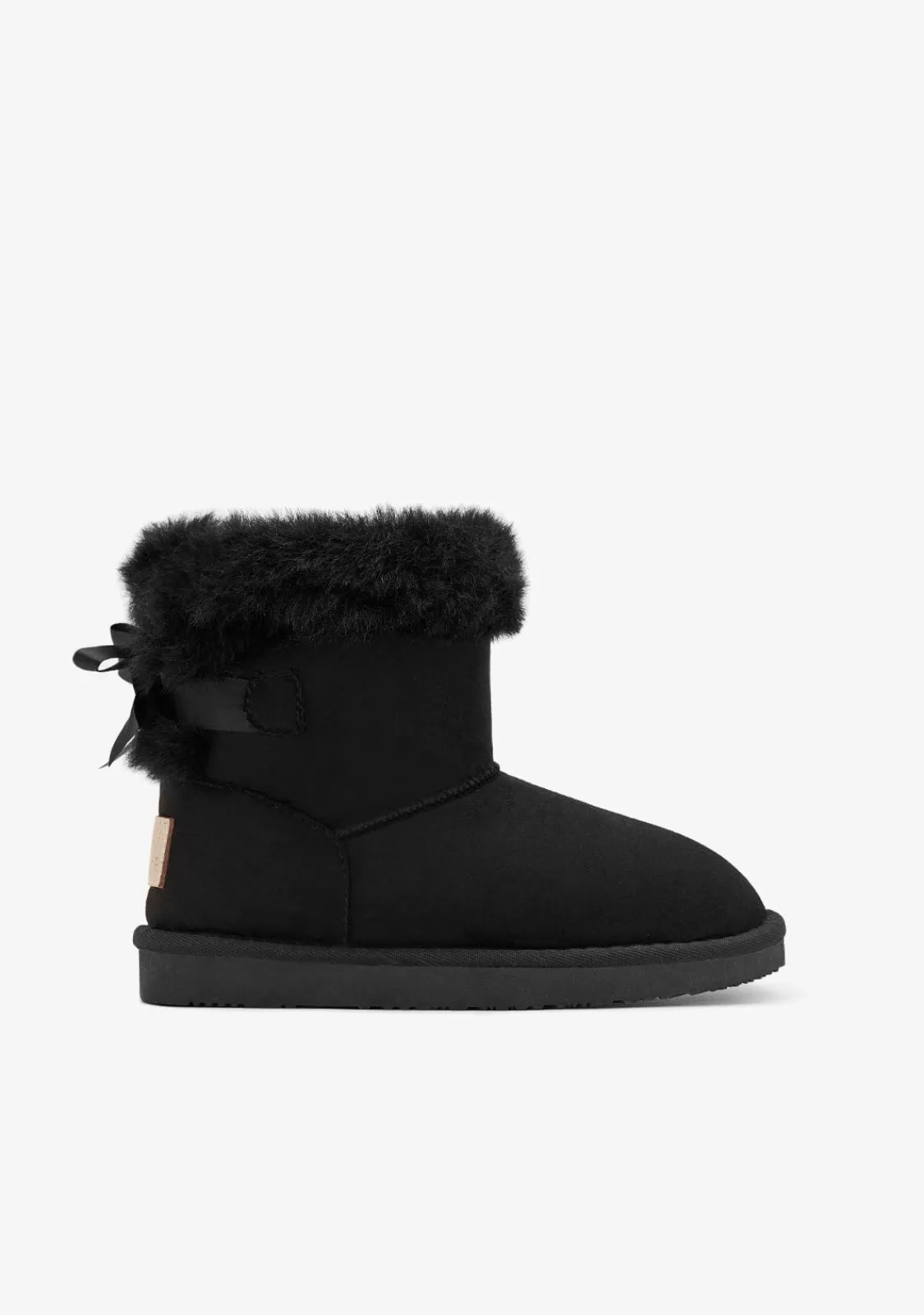 Conguitos Botas Australianas Lazo Pelo Water Repellent Negro B&W^ Botas Australianas|Botas Australianas