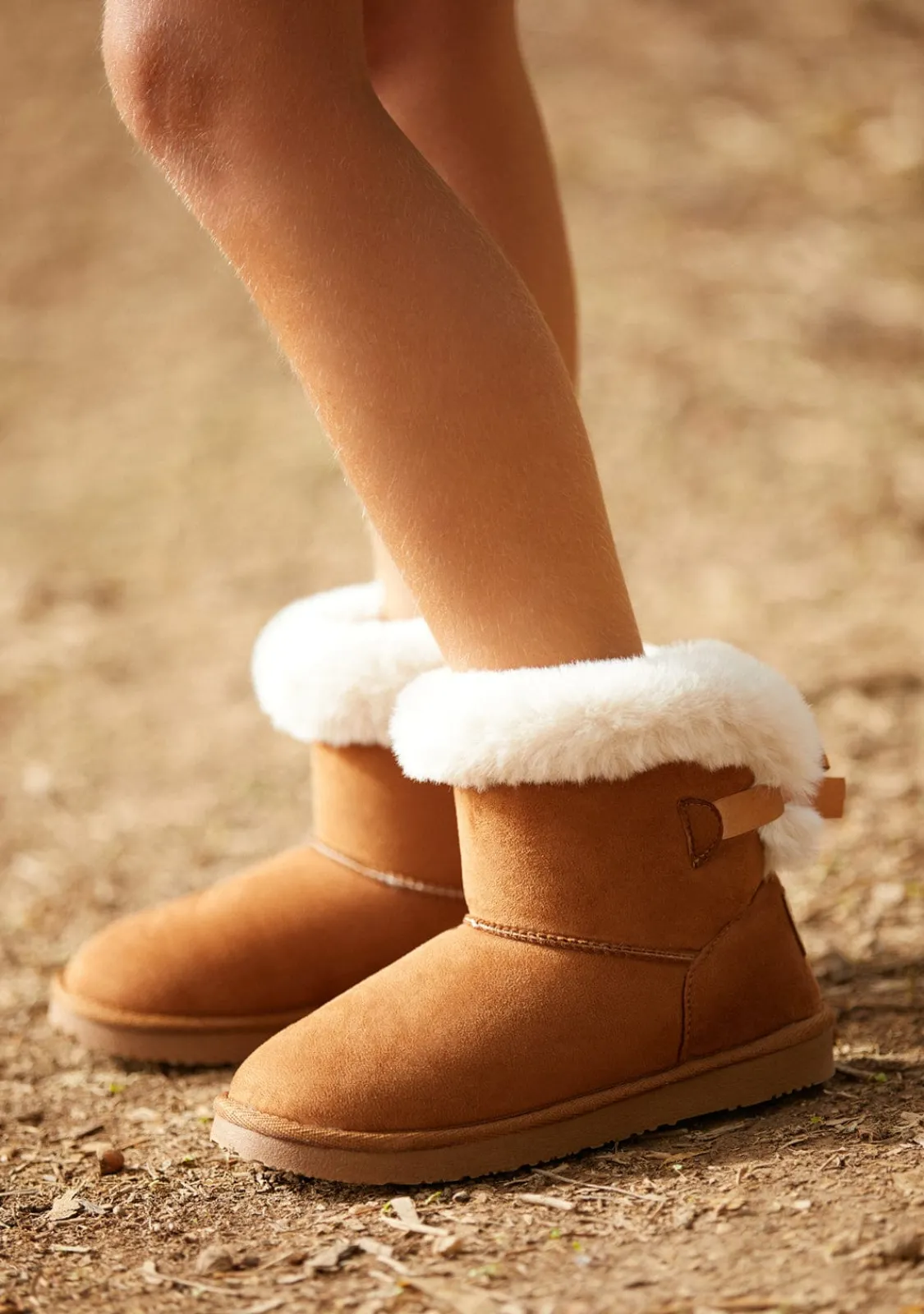 Conguitos Botas Australianas Lazo Pelo Water Repellent Tan B&W^ Botas Australianas|Botas Australianas