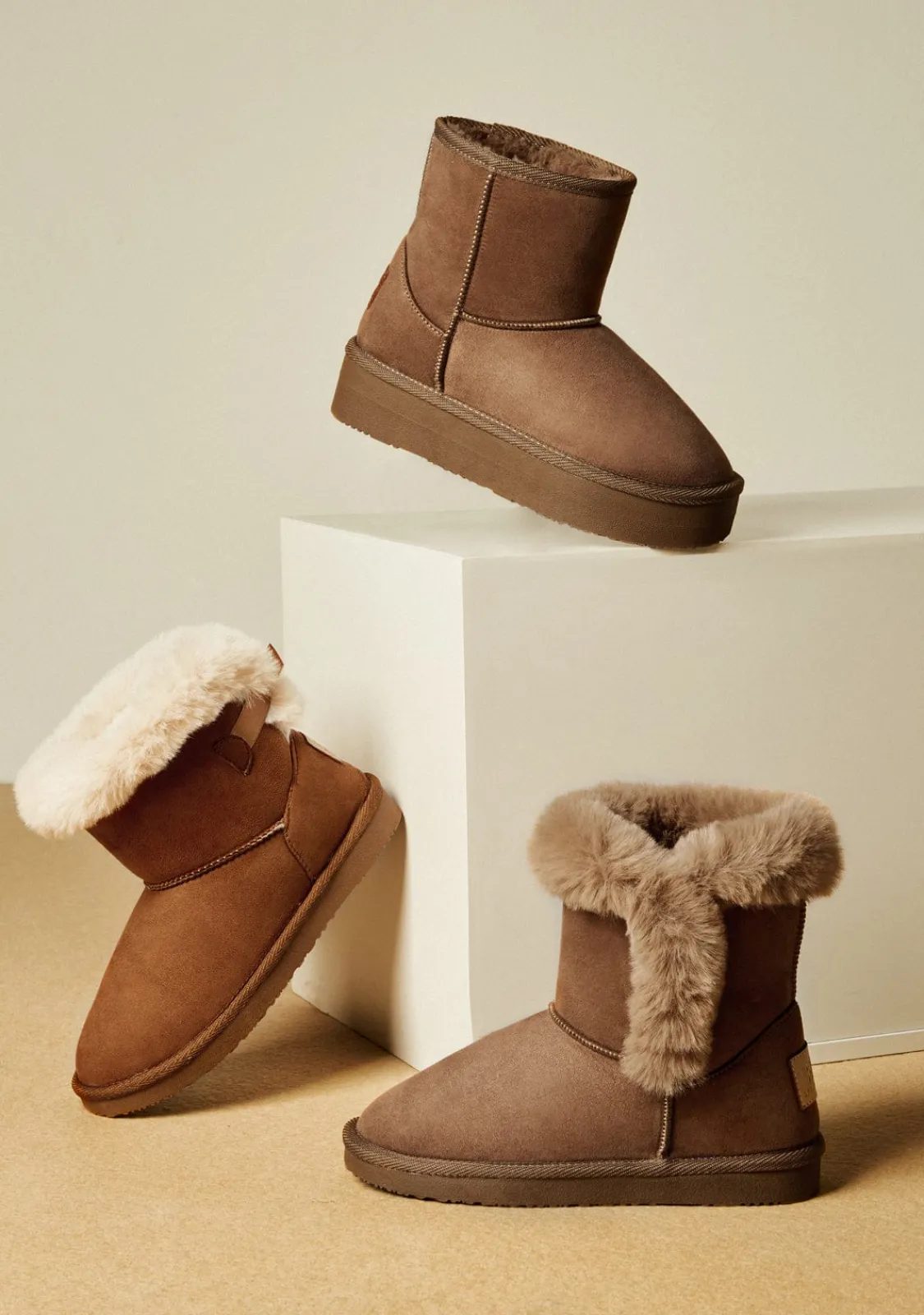 Conguitos Botas Australianas Lazo Pelo Water Repellent Tan B&W^ Botas Australianas|Botas Australianas