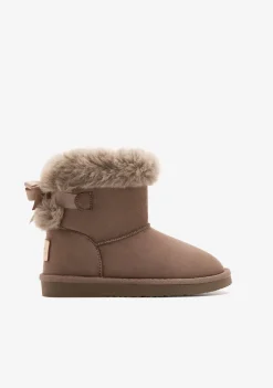 Conguitos Botas Australianas Lazo Pelo Water Repellent Taupe B&W^ Botas Australianas|Botas Australianas
